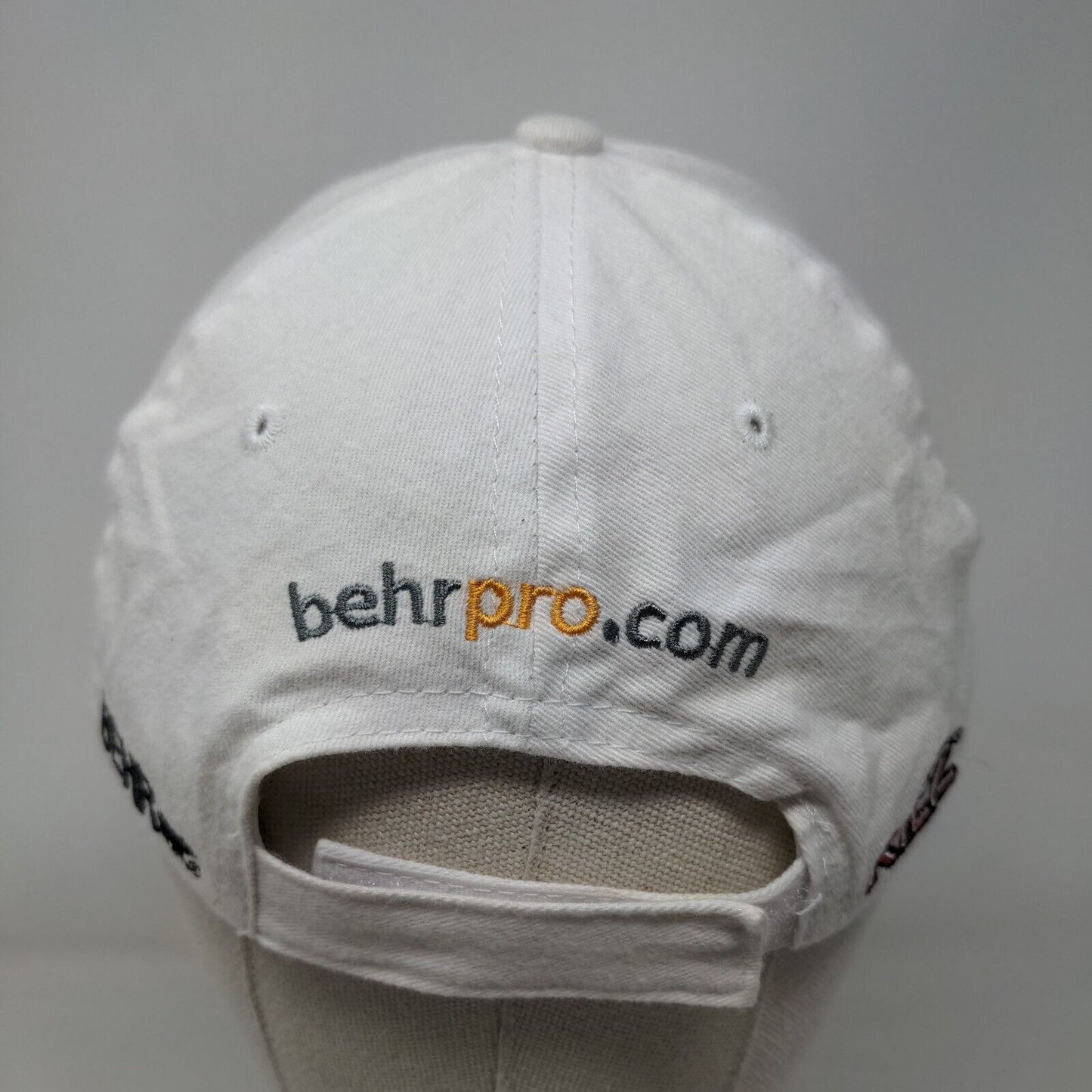 BEHR Pro Kilz Strapback Hat White One Size Embroidered Adjustable