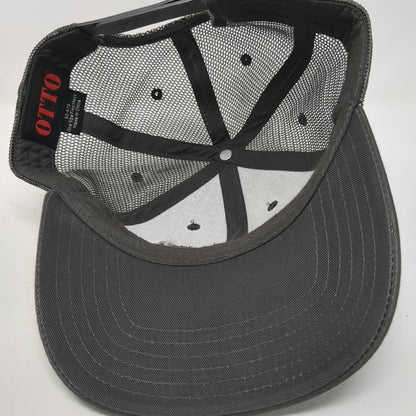 Otto Trucker Hat Gray One Size Tackle Warehouse Fishing Bass Mesh Snapback Cap