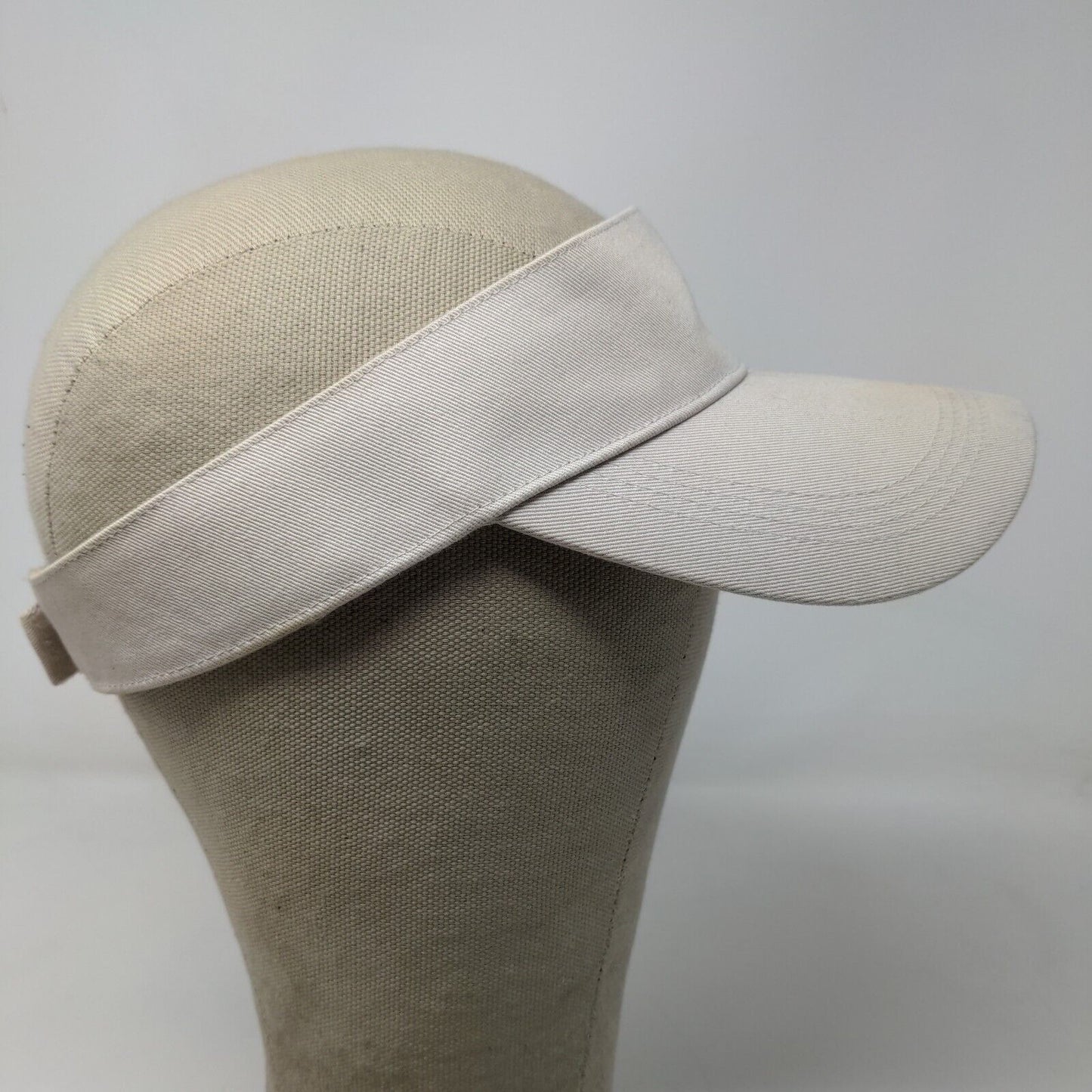 Summer Living Women's Strapback Sun Visor Cap Hat Tan Size OS Striped