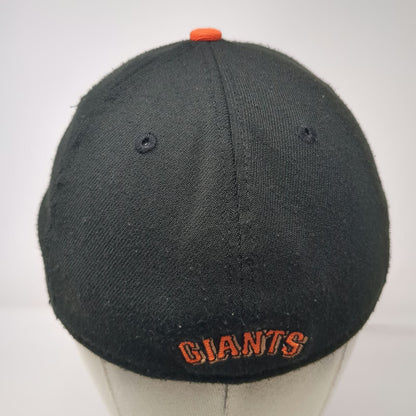 New Era MLB San Francisco Giants Baseball Cap Black M Hat Stretch Fit 39THIRTY