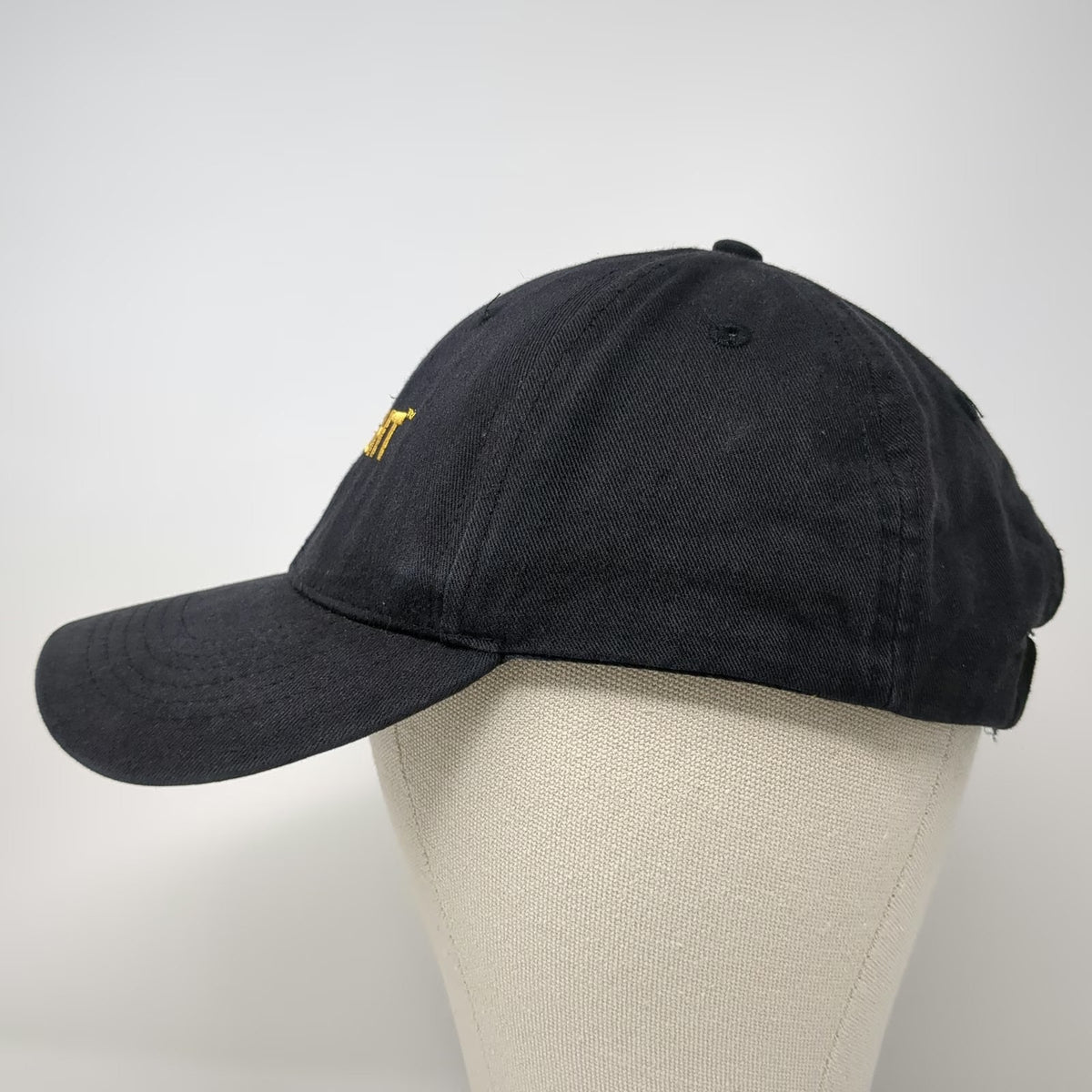 Wright Manufacturing Baseball Cap Black One Size Embroidered Strapback Hat Mower
