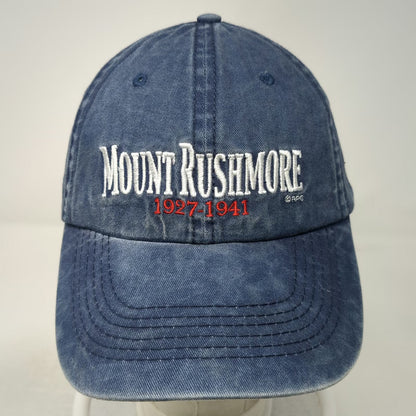 Mount Rushmore 1927-1941 Blue Baseball Cap One Size Slideback Denim Graphic hat
