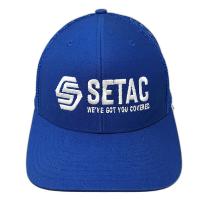 Richardson 112 Trucker Hat Blue One Size SETAC We've Got You Covered Snapback