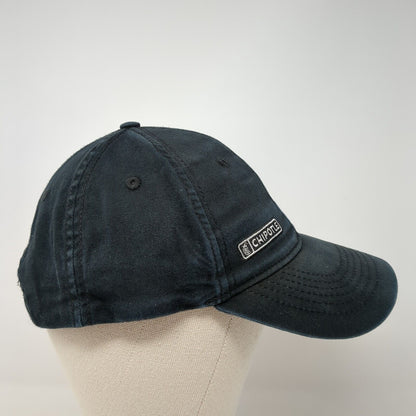 Chipotle Strapback Baseball Cap Blue One Size Adjustable Embroidered Loomstate
