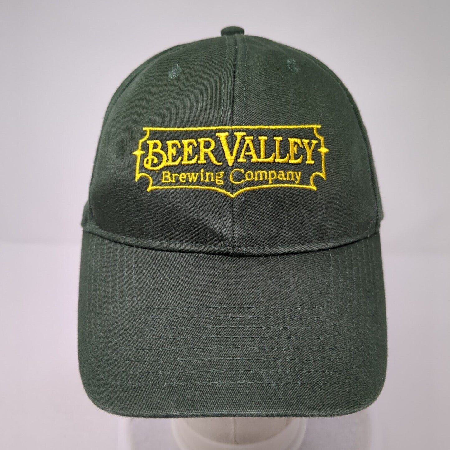 Beer Valley Brewing Company Fitted Hat Green L/XL Embroidered Outdoor