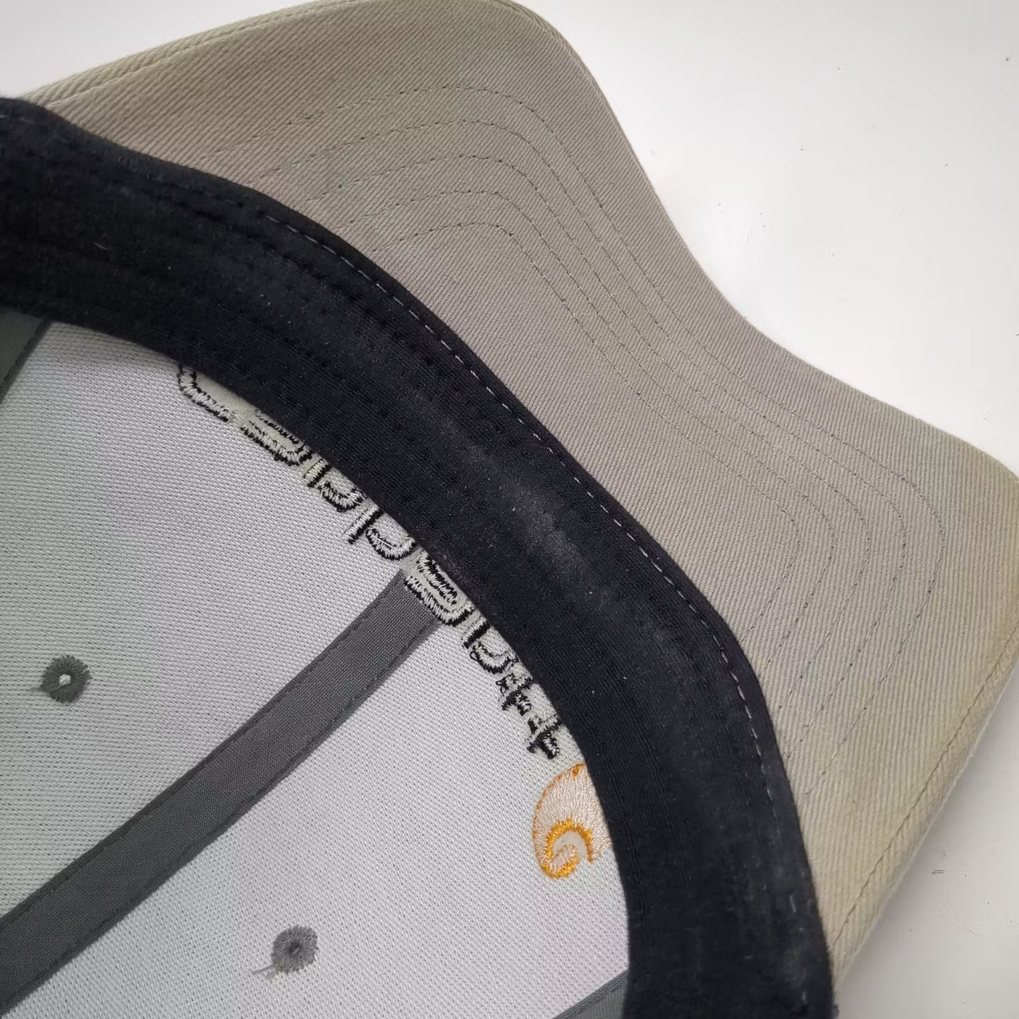 Carhartt Baseball Cap Gray One Size Mesh Back Embroidered Logo Workwear Hat