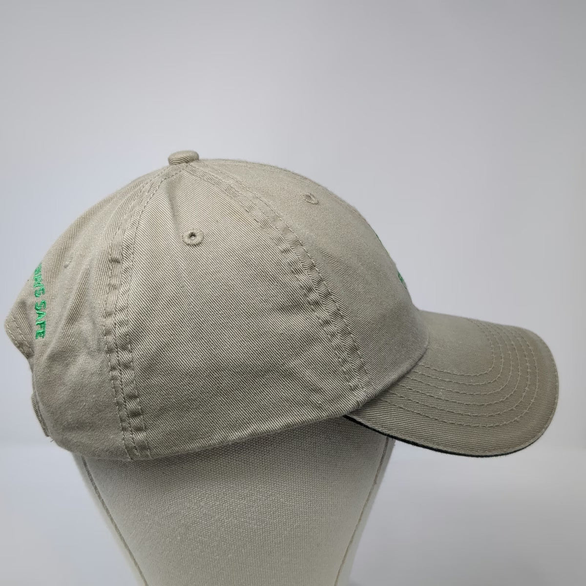 Port & Company Baseball Cap Beige One Size FOSS Embroidered Strapback Hat