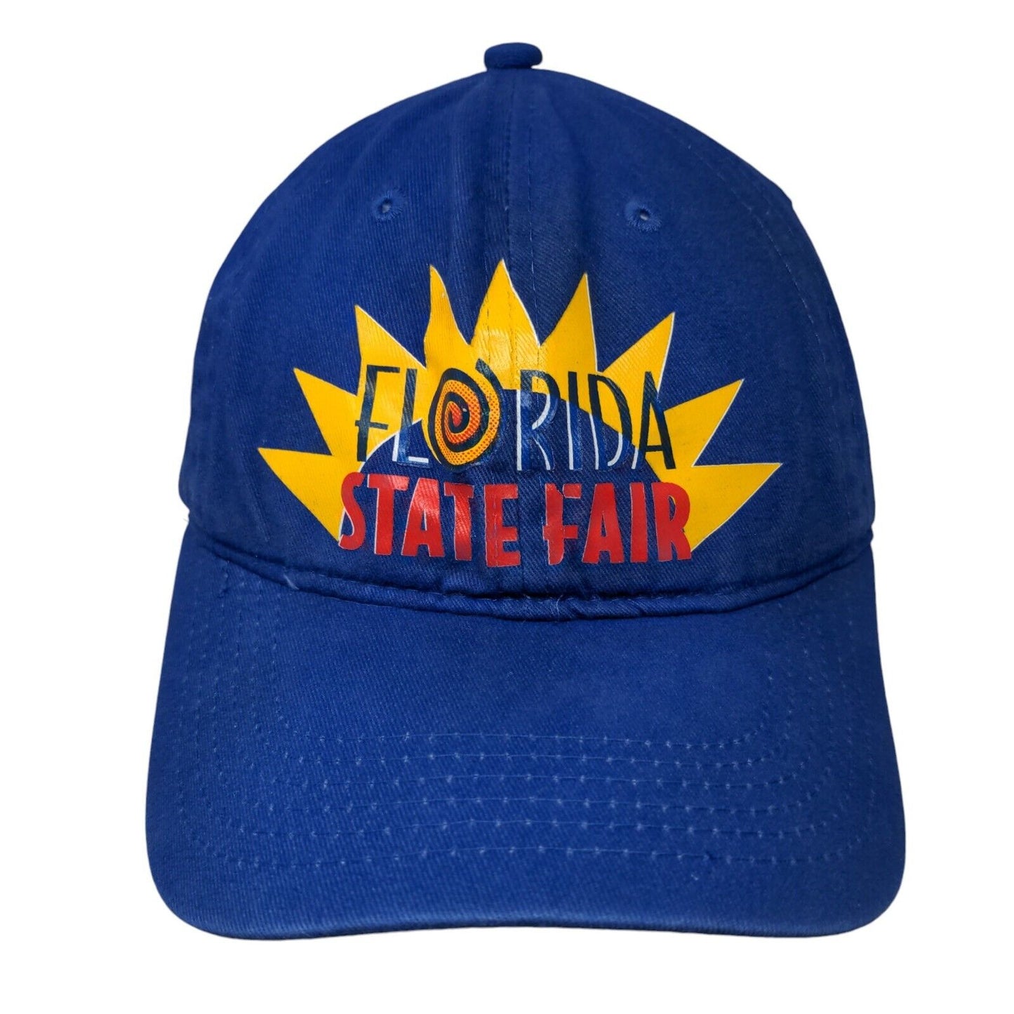 Florida State Fair Slideback Hat Blue One Size 6 Panel Port & Company