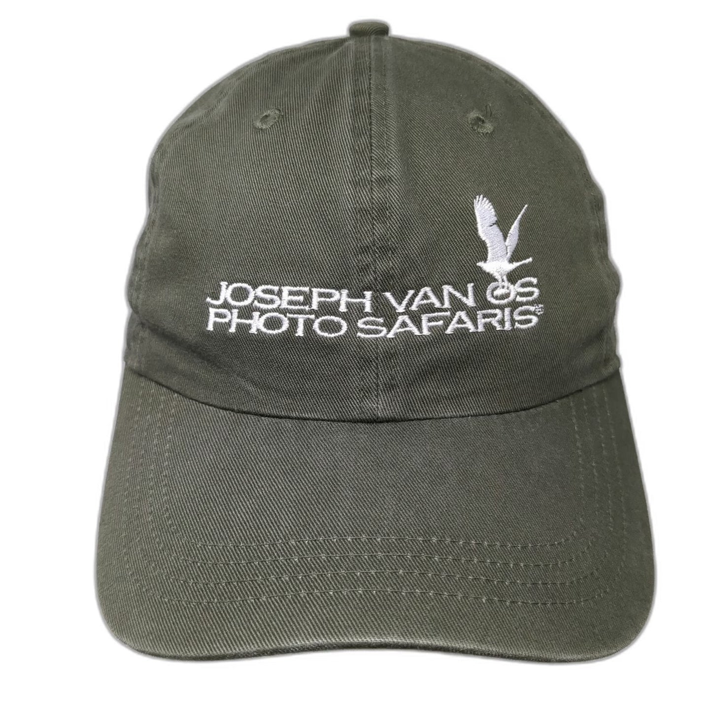 Ahead Baseball Cap Green One Size Photo Safaris Eagle Embroidered Slideback Hat