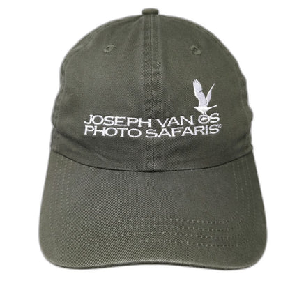 Ahead Baseball Cap Green One Size Photo Safaris Eagle Embroidered Slideback Hat