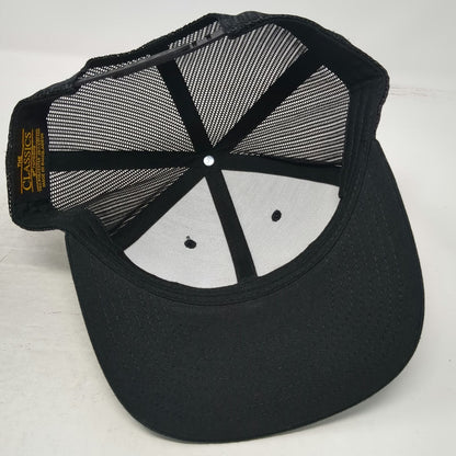 Yupoong Trucker Hat Black One Size CrossFit Casual Puffin Bird Patch Snapback