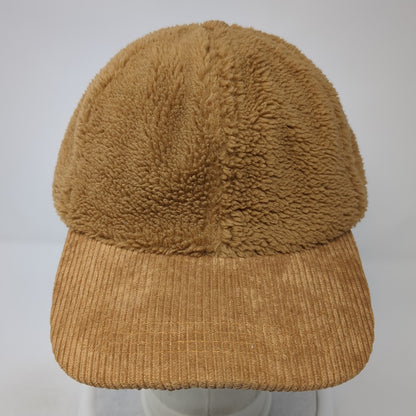 Shiraleah Chicago Baseball Cap Brown One Size Adjustable Sherpa Corduroy