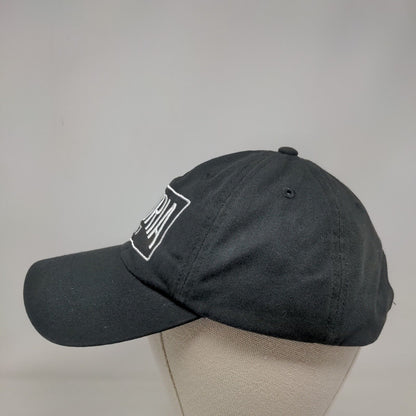 Victoria Sport Slideback Hat Black One Size Adjustable Embroidered 6 Panel