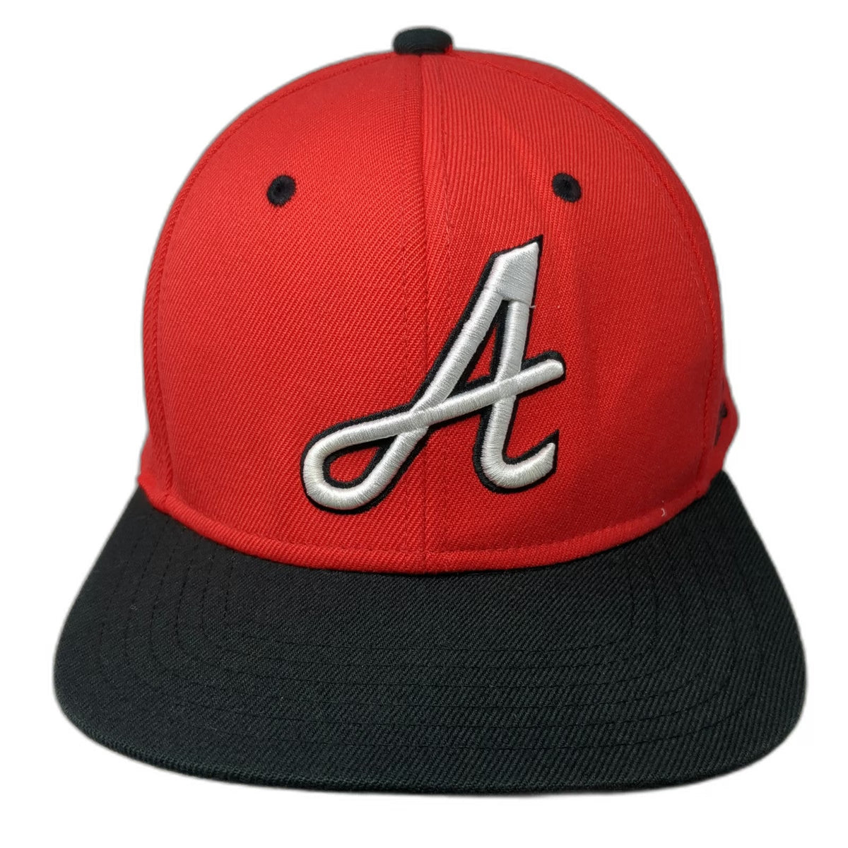 Adidas Baseball Cap Red Black One Size Script A Logo Adjustable Climalite hat