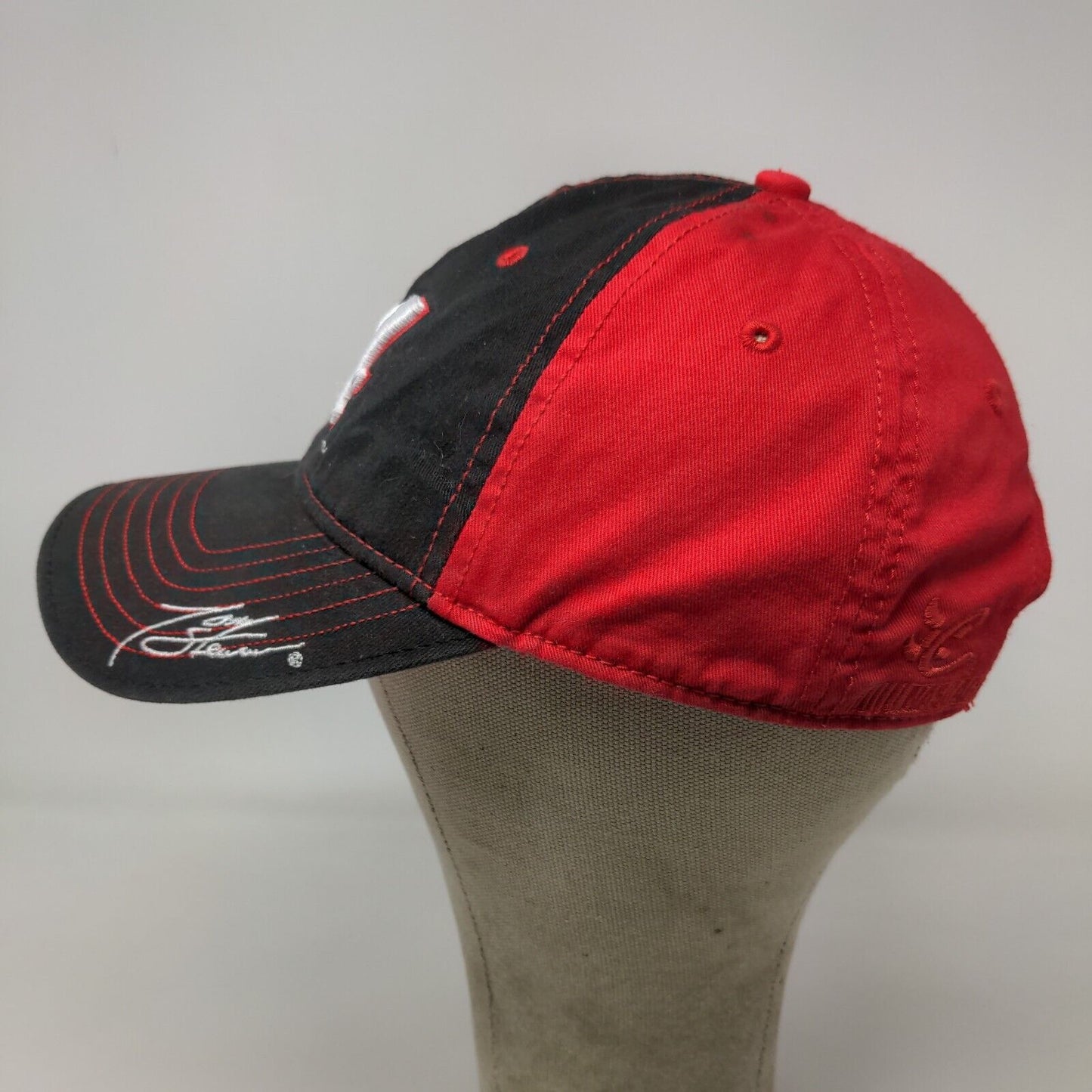 Chase Authentics Boy's Strapback Hat Red Black Embroidered Tony Stewart #14