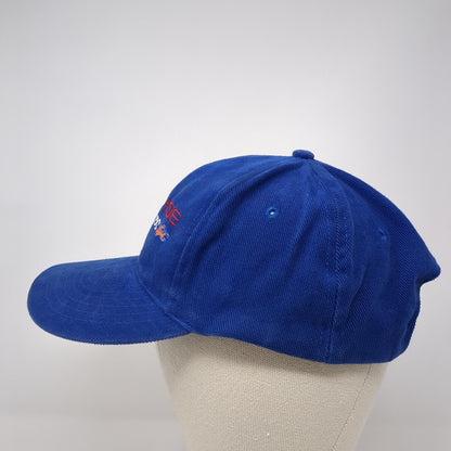 Hot Shoe Hot Rods Slideback Hat Blue OS Adjustable Embroidered Port and Company