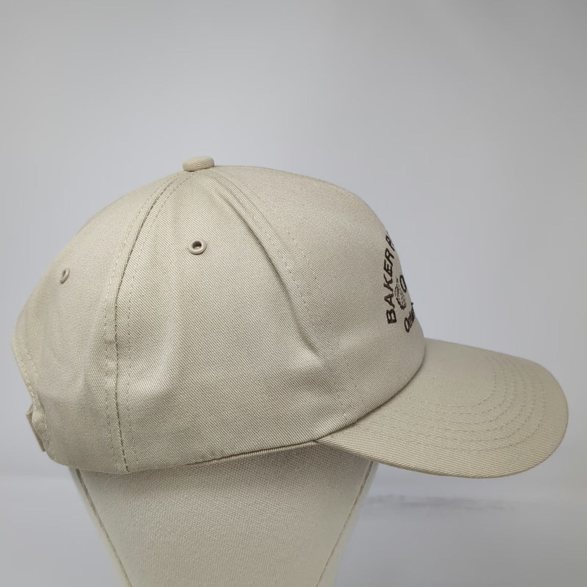 K-Products Baseball Cap Beige One Size Baker Packing Co Onions Strapback Hat USA