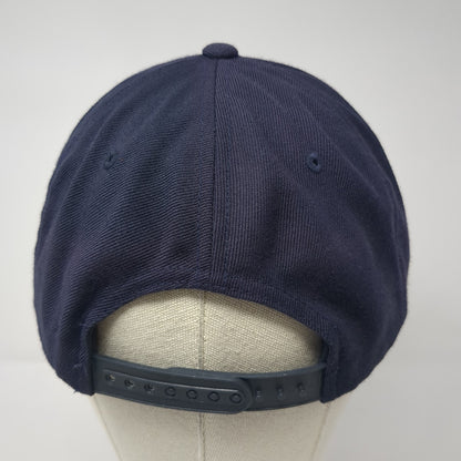 LCS Snapback Hat Blue One Size Adjustable Solid Embroidered Yupoong