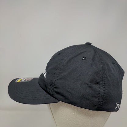 Acclara Strapback Hat Black One Size Embroidered UPF 35+ Richardson