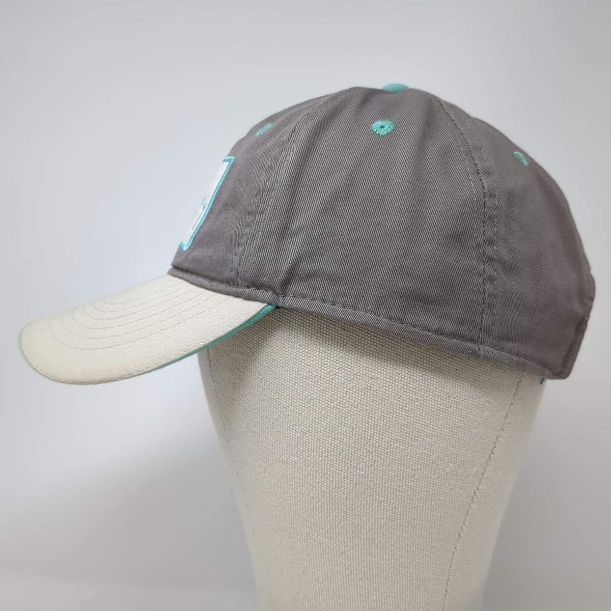 Baseball Cap Gray One Size SherryStrong Awareness Ribbon Strapback Cotton Hat