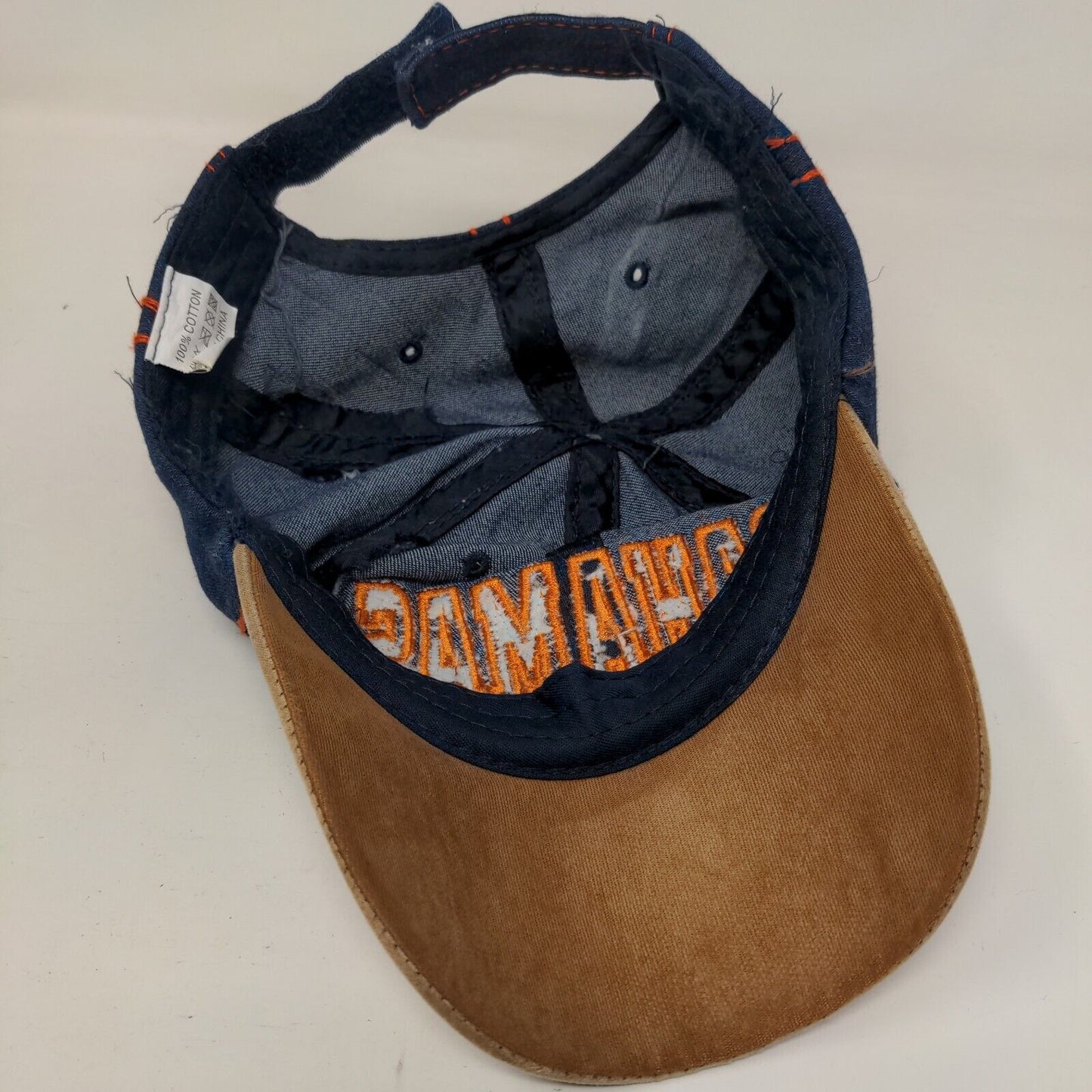 Bahamas 1973 Strapback Hat Multi One Size Embroidered Colorblock 6 Panel