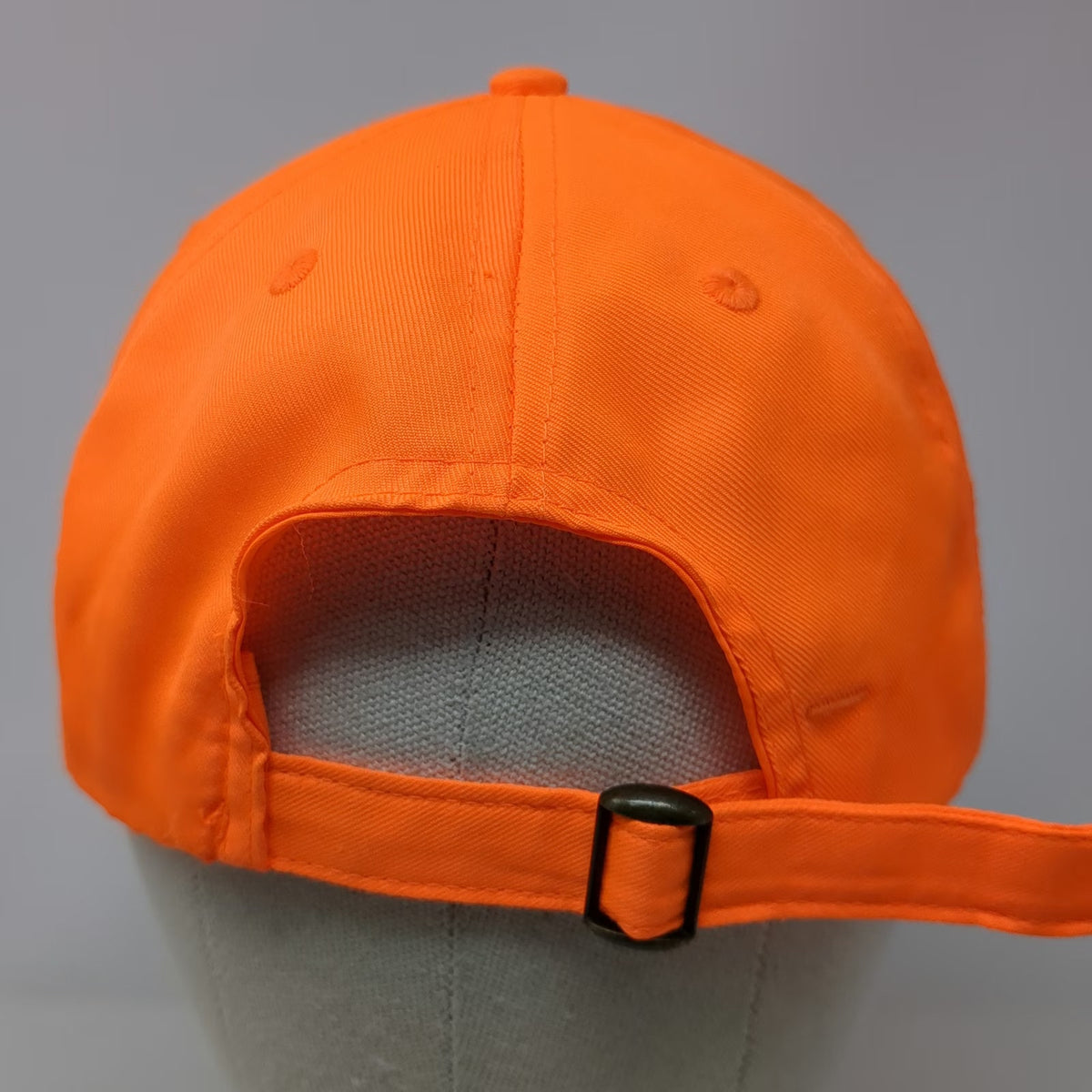 Mossy Oak Baseball Cap Orange One Size Slideback Hunting Outdoor Fishing Hat