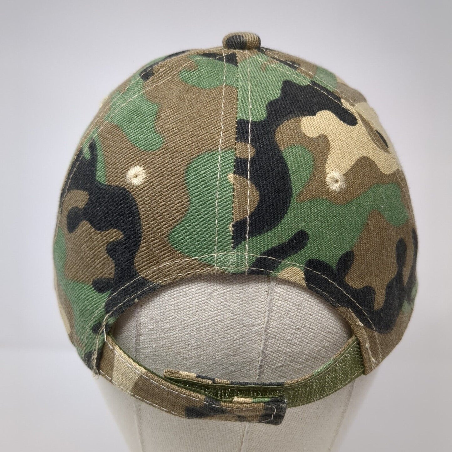 Unbranded Strapback Hat Camo One Size Adjustable Blank Vent Holes
