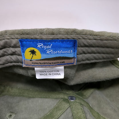 Royal Resortwear Jupiter Lighthouse Baseball Cap Green One Size Cotton Hat Beach