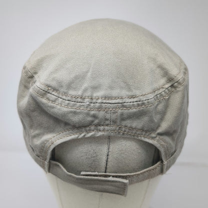 Alternative Army Cap Beige One Size Strapback Cotton Solid Plain Blank Hat