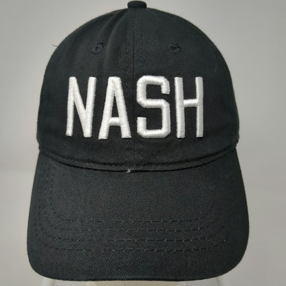 The Nash Collection Baseball Cap Black One Size Slideback Nash Embroidered Hat