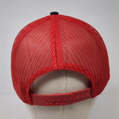 RJS Invitational Snapback Mesh Back Trucker Hat Multi One Size Adjustable