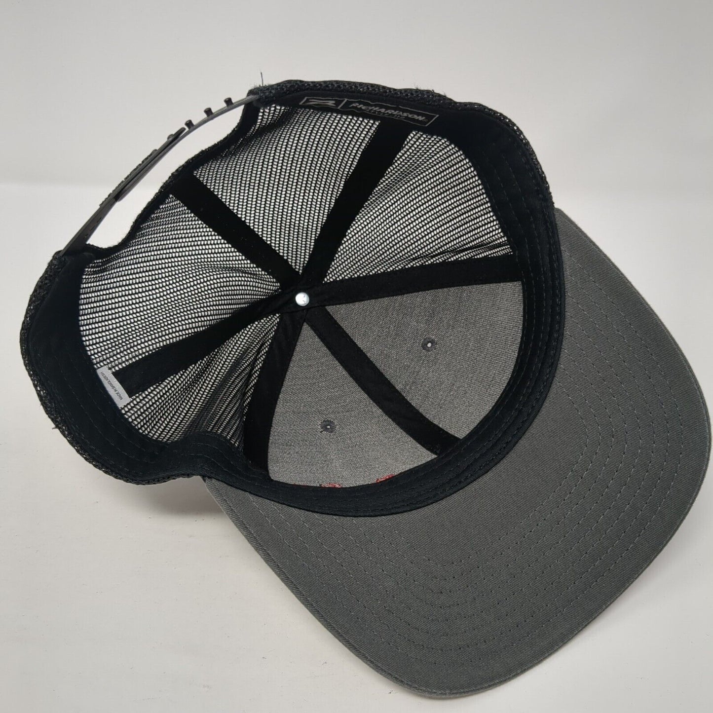 Stoltz Snapback Mesh Back Trucker Hat Gray One Size Adjustable 6 Panel