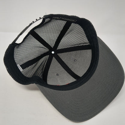 Stoltz Snapback Mesh Back Trucker Hat Gray One Size Adjustable 6 Panel