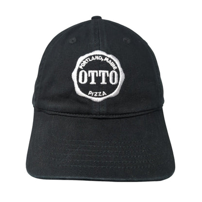 Portland Maine Otto Pizza Slideback Baseball Cap Black OS Adjustable Econscious