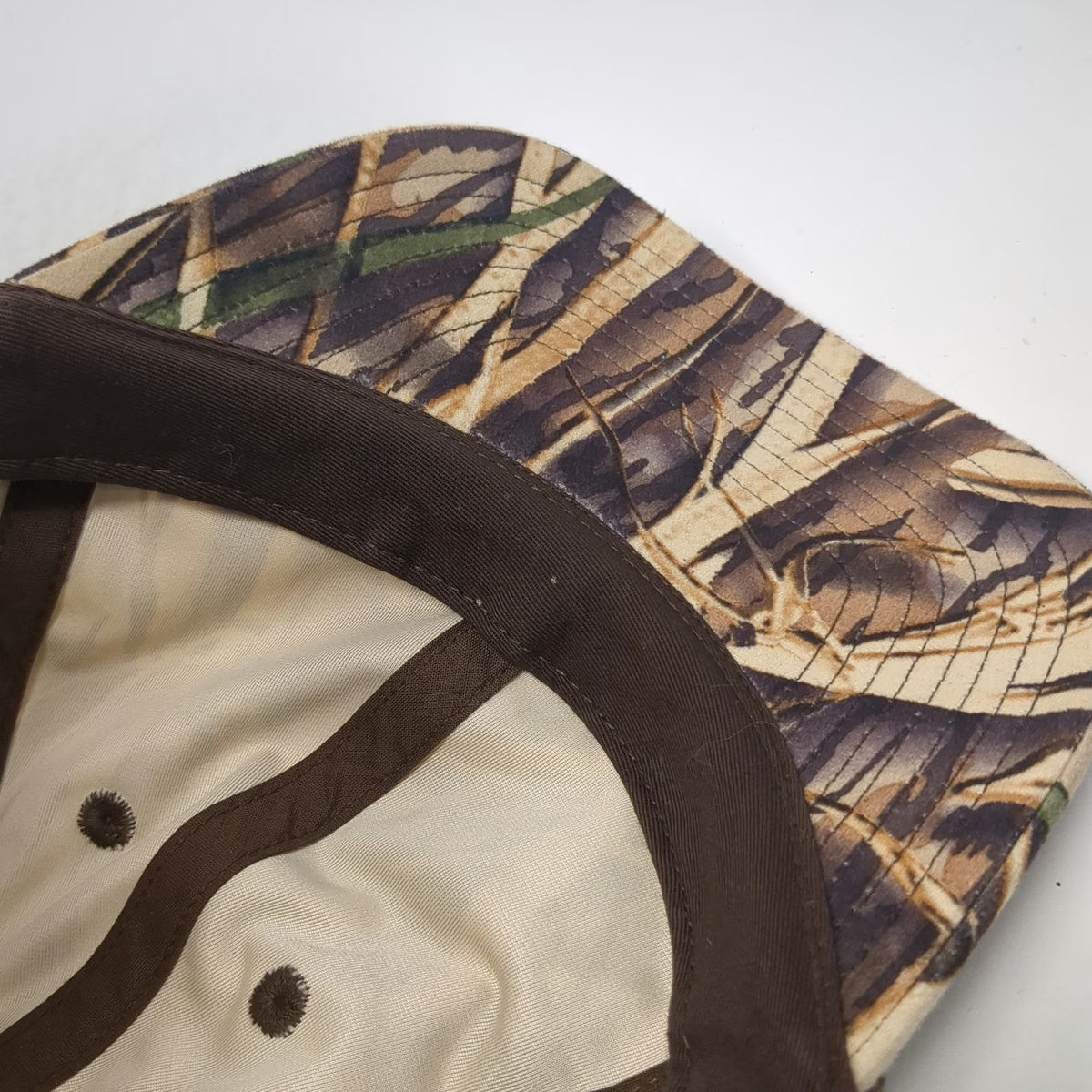 Gamehide Baseball Cap Beige One Size Marsh Camo Strapback Hunting Outdoor Hat