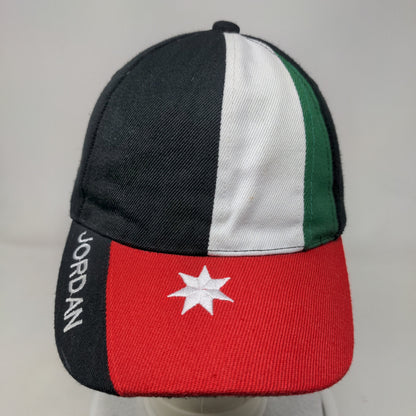 Flag of Jordan Jordanian Strapback Hat Multicolor OSFA 100% Acrylic Country