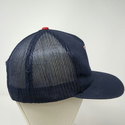 Minnesota Twins MLB Baseball Blue L Trucker Hat Mesh Snapback Vintage