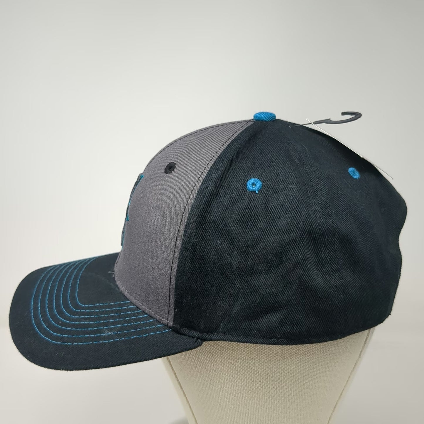 Fan Favorite Seattle Mariners MLB Black One Size Snapback Hat Contrast Stitching