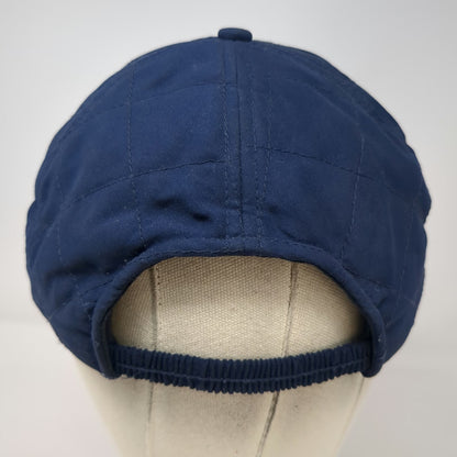 Glenmuir Baseball Cap Blue One Size Quilted Fleece Truck Lorry Strapback Hat