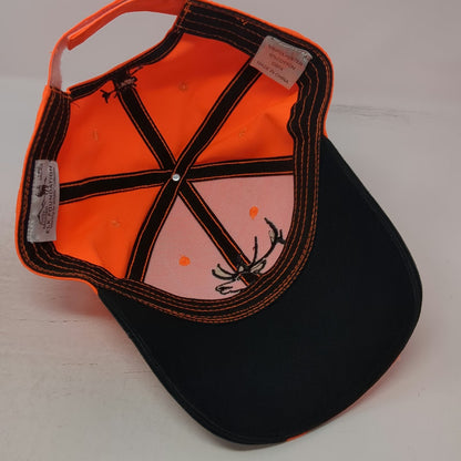 Rocky Mountain Elk Foundation Baseball Cap Orange One Size Strapback Logo Hat