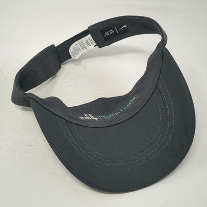 Nike Visor Gray One Size Dri-Fit Perforated Mustangs 25 Years Swoosh Golf Hat