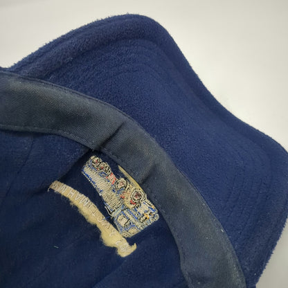 Glenmuir Baseball Cap Blue One Size Quilted Fleece Truck Contractor Logo Hat