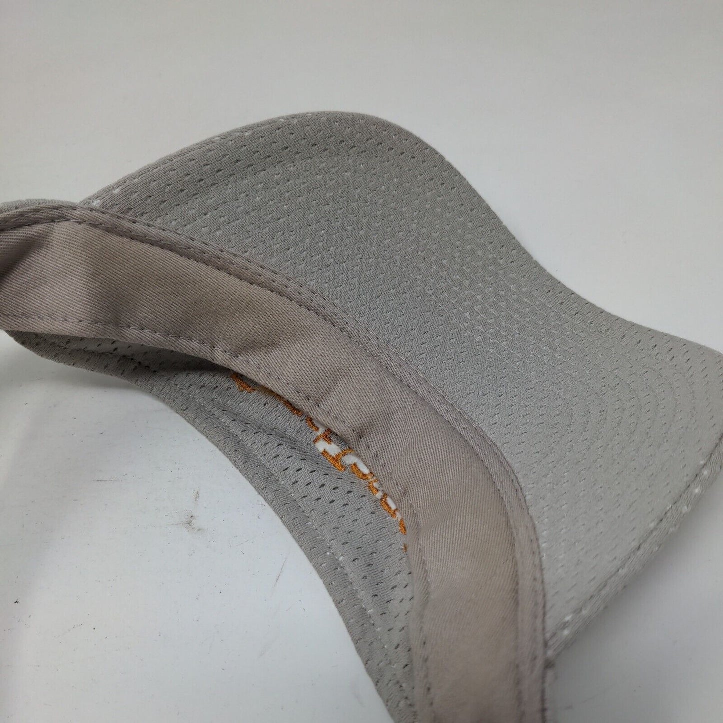Exact Target Adult Strapback Sun Visor Gray OS Embroidered Augusta Sportswear