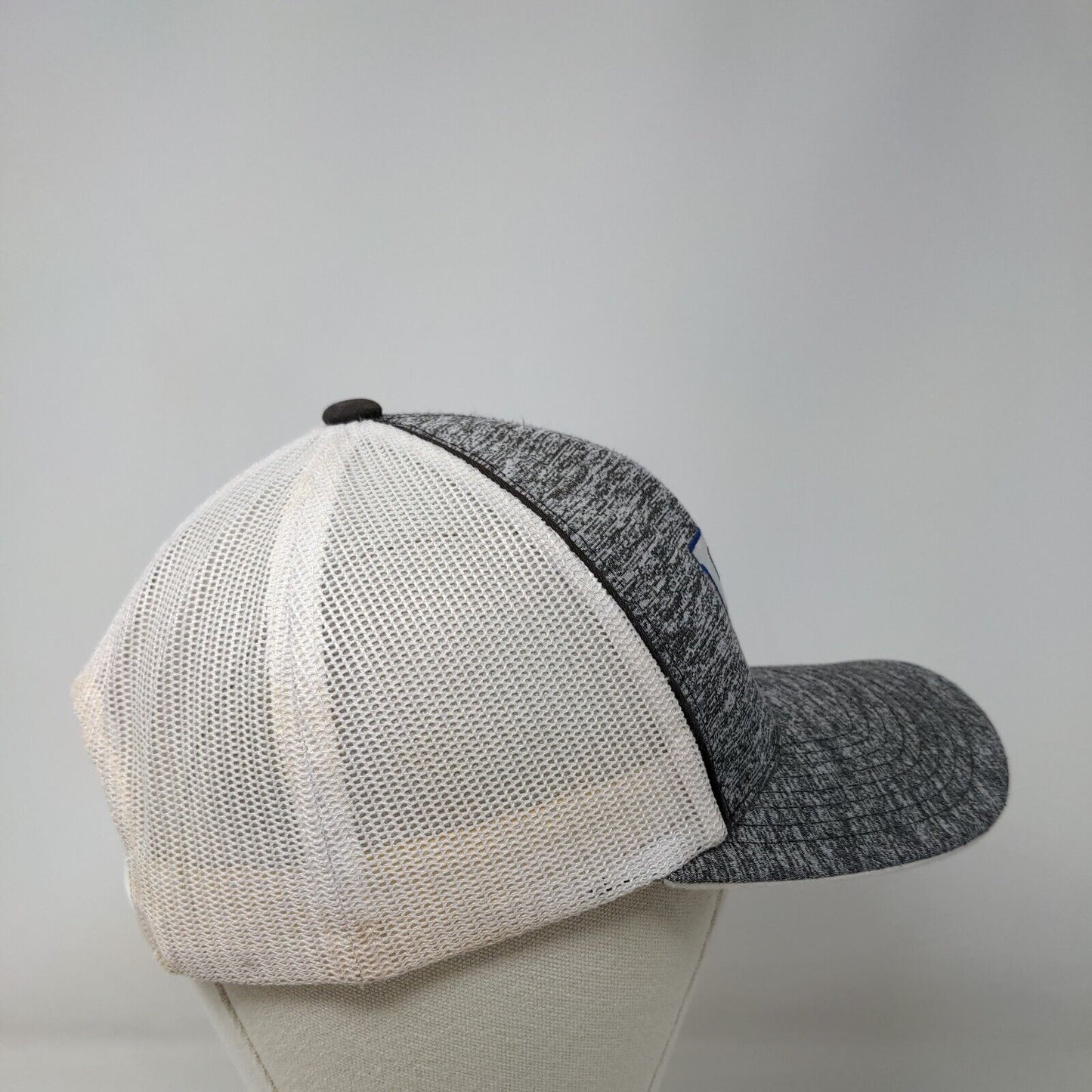 WC Snapback Mesh Back Trucker Hat Gray OSFA Colorblock Pacific Headwear