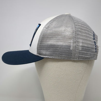Abby Paffrath Trucker Hat White Blue One Size Grand Teton National Park Moose