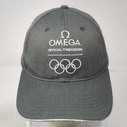 Omega Baseball Cap Gray One Size Olympics Official Timekeeper Logo Slideback Hat