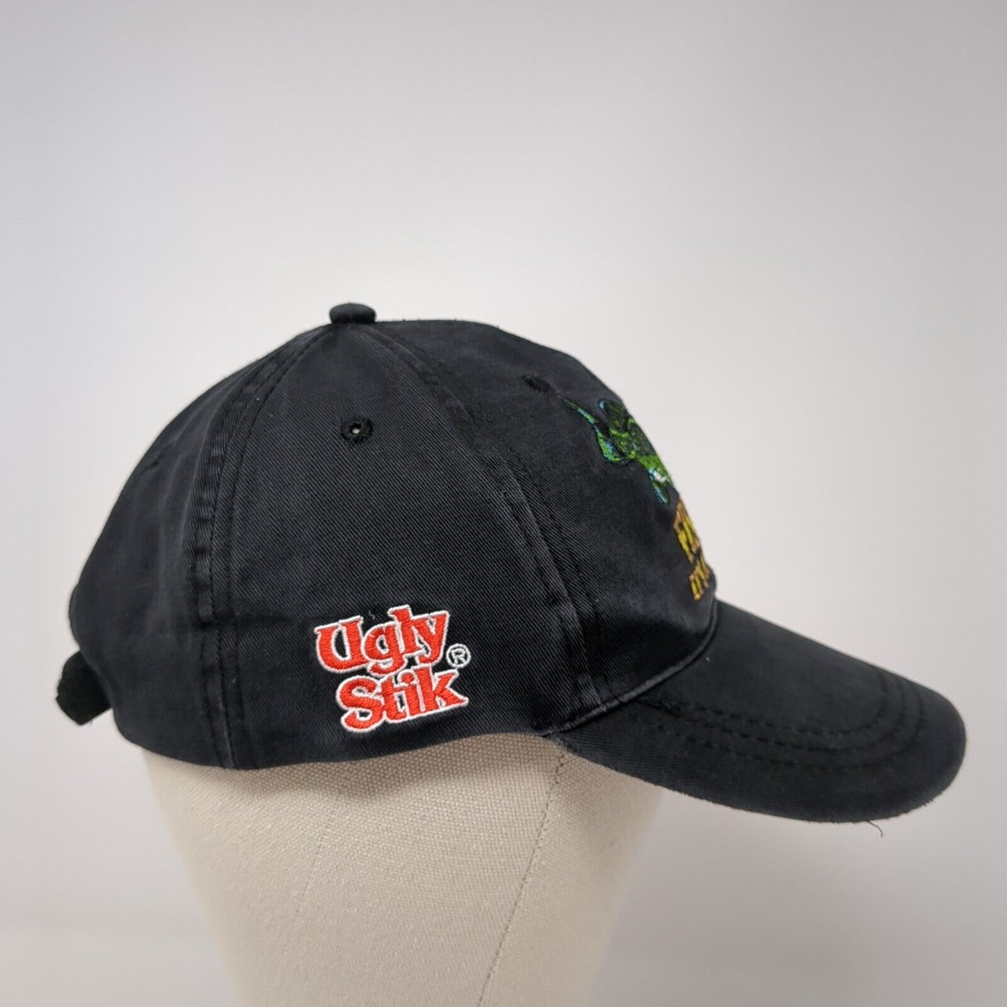 Fishing It's A Life Style Strapback Hat Black One Size Adjustable Ugly Stik