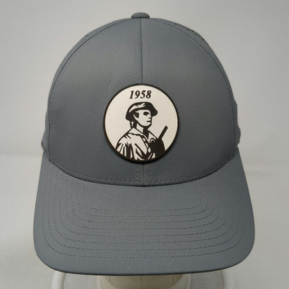 Branded Bills Baseball Cap Gray One Size Perforated 110 Flexfit Strapback Hat