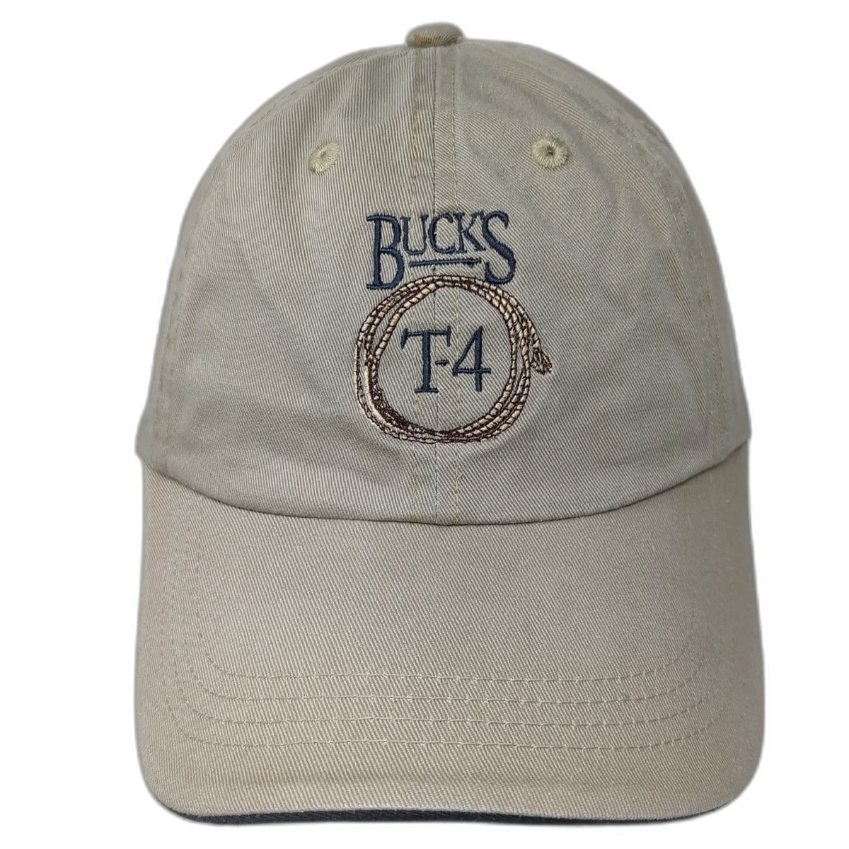 Port Authority Baseball Cap Beige One Size Big Sky Montana Bucks T-4 Lasso Hat