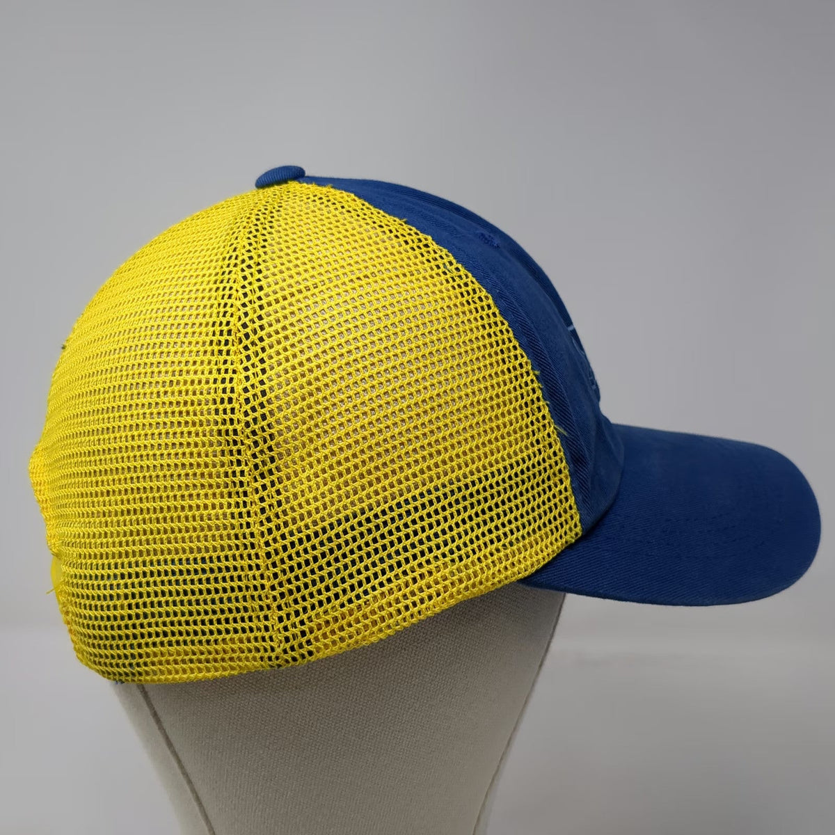 Vineyard Vines Blue Yellow One Size Trucker Hat Mesh Whale Embroidery Snapback